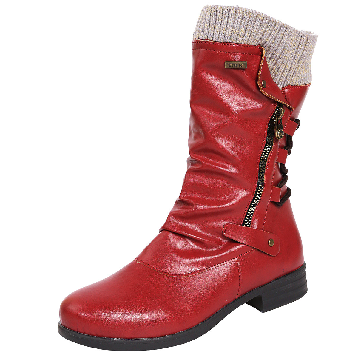 Damen Winterstiefel Weich Komfortabel Warm