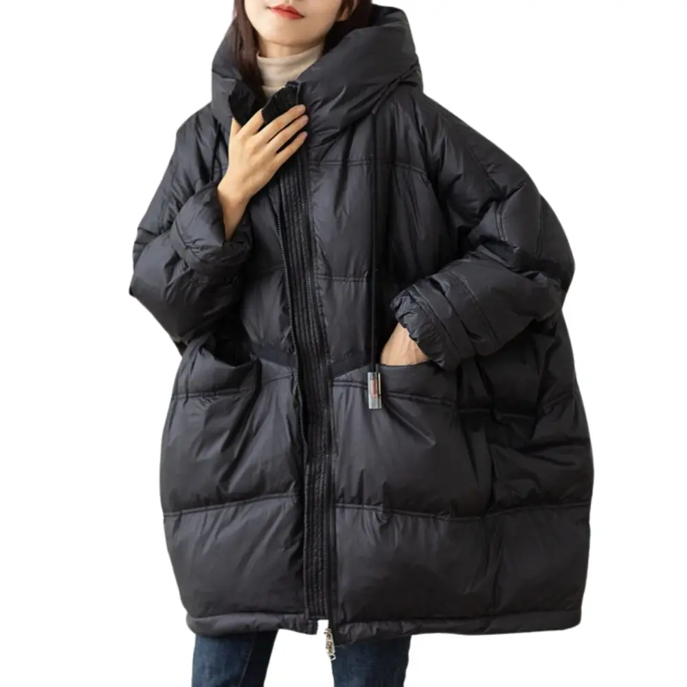 Damen Winterjacke Gepolstert Lockere Fit