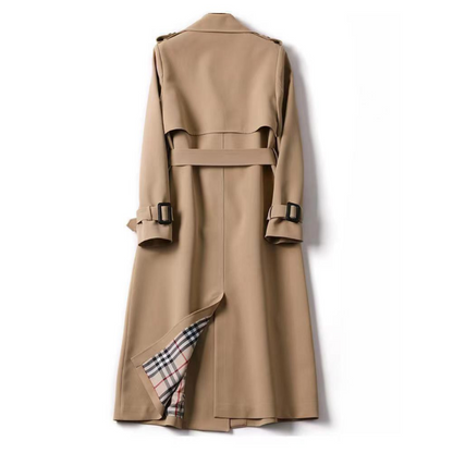Damen Trenchcoat Klassisch Gürtel Winter