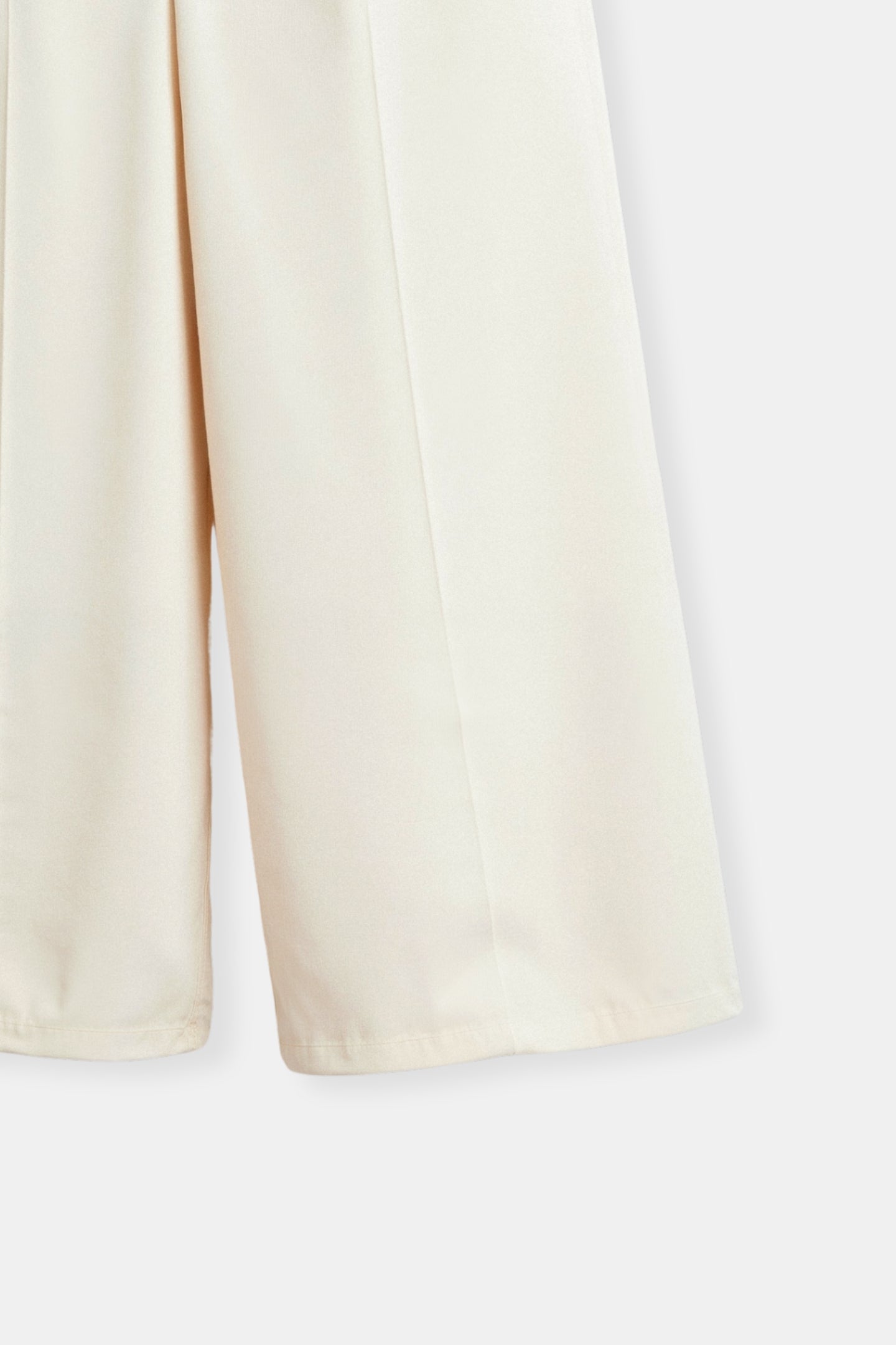Damen Hose Weit Bequem mit Bundfalten