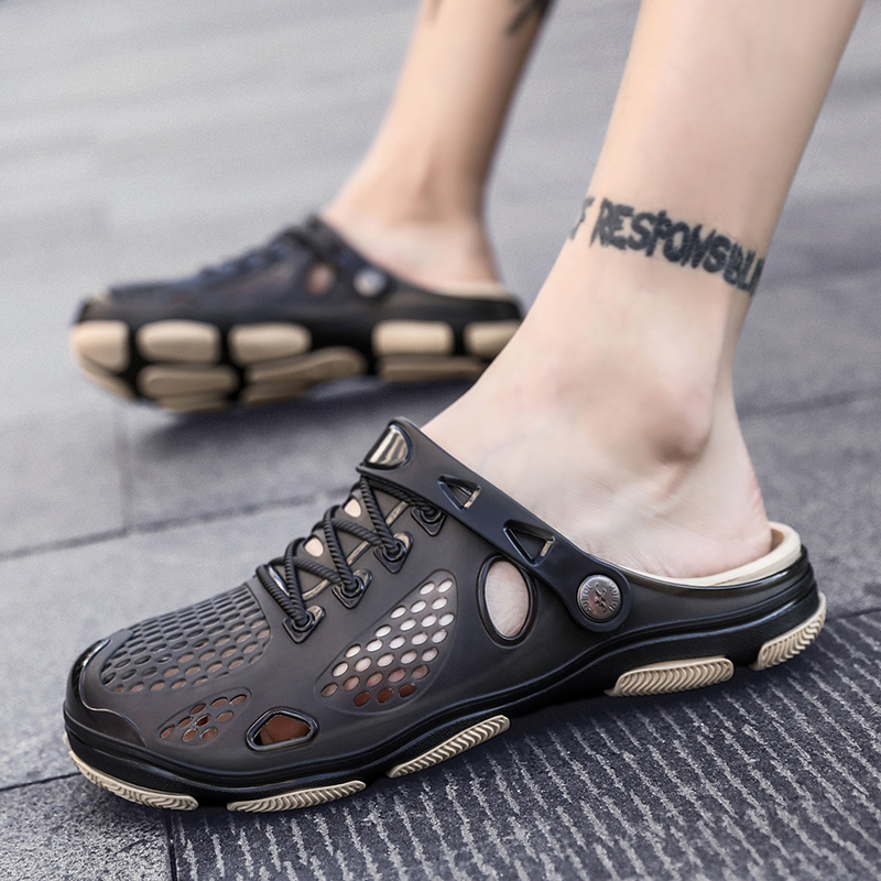 Herren Rutschfeste Strandsandalen Sportlich Sommer