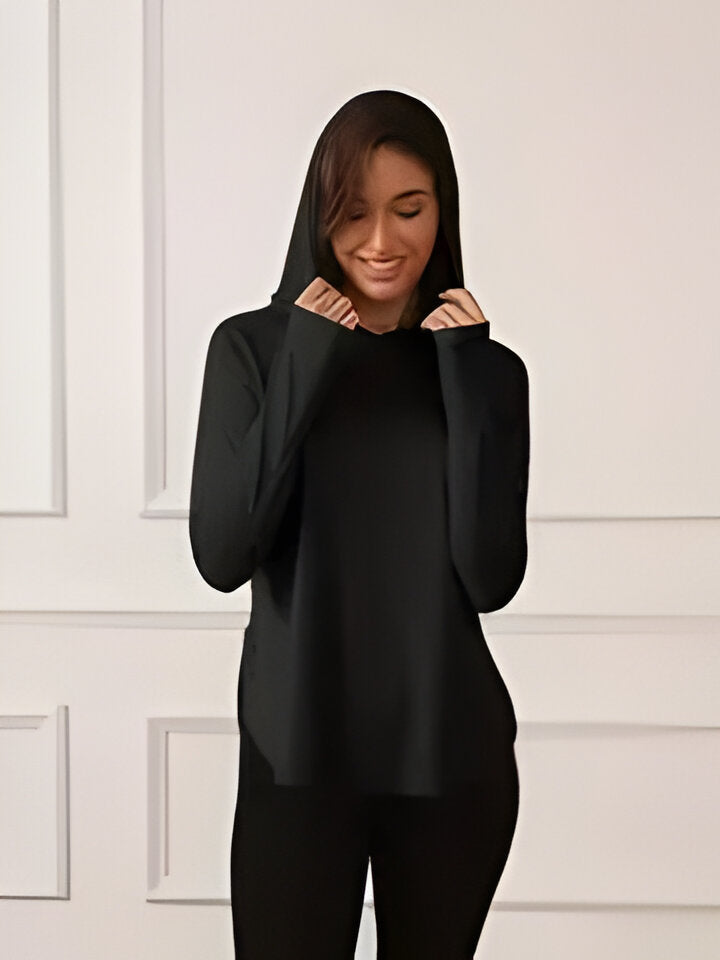 Damen Hoodie mit UV-Schutz und Kapuze