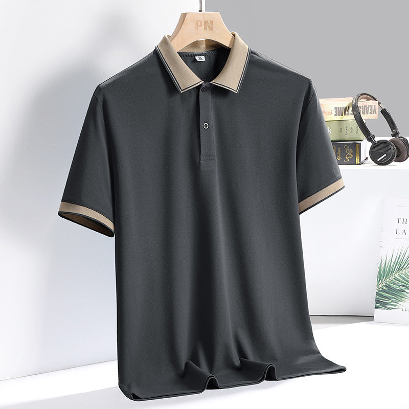 Herren Polo-Shirt Elegantes Business-Casual Baumwolle Modern