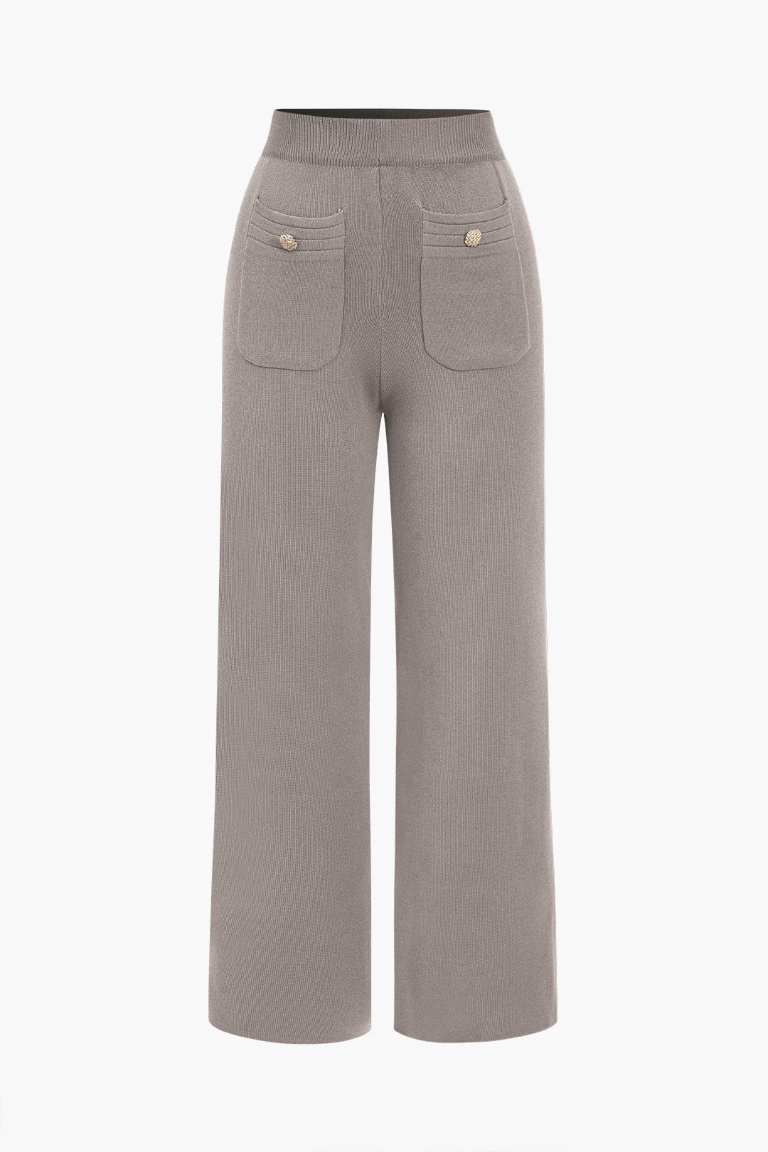 Damen Strick-Zweiteiler Klassischer Cardigan mit Hose