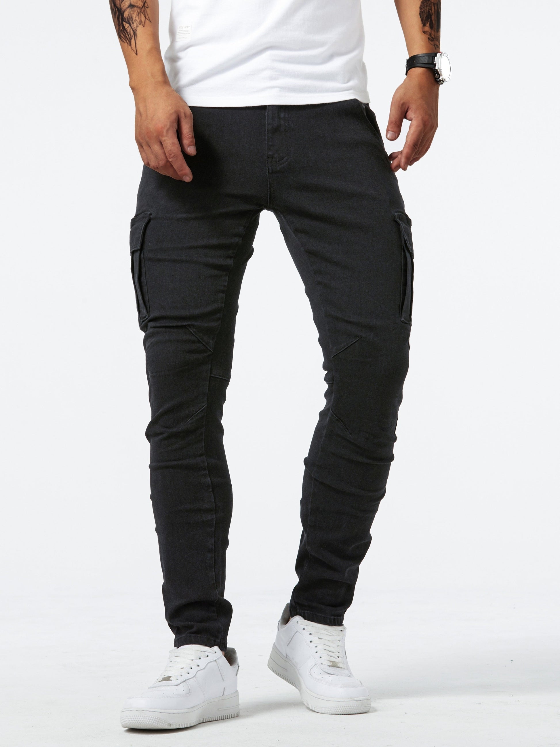 Herren Cargo-Hose Stretch Elastisch Bequem - Norvielle