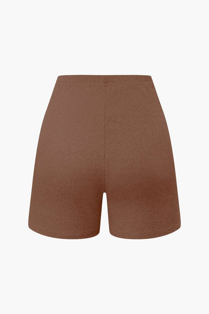 Damen Zweiteiler Set Bustier und Shorts