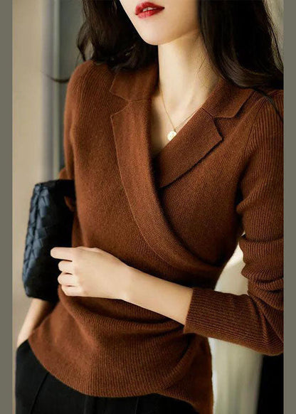 Damen Langarm Strickpullover Oversized Glamour