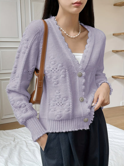 Damen Strickjacke Zeitlose Moderne Optik
