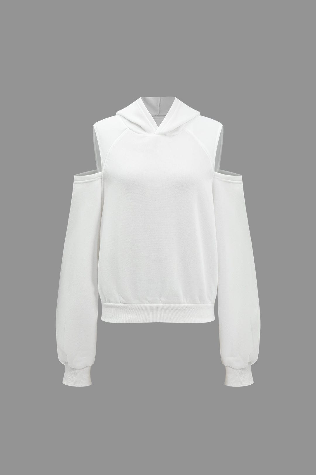 Damen Hoodie-Set mit Cut-Outs Trendy