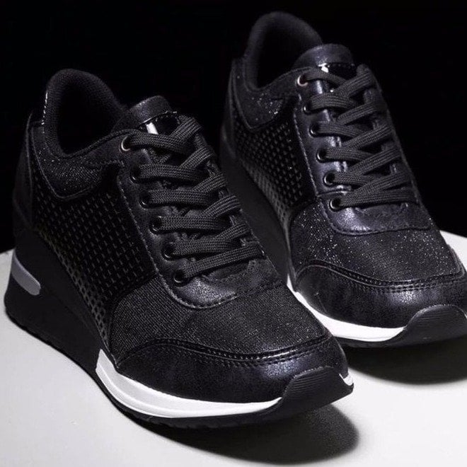 Damen Sneaker Keilabsatz Orthopädisch Bequem - Norvielle