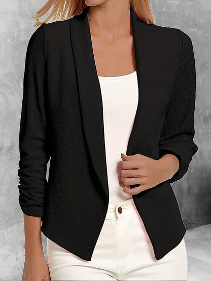 Damen Blazer Offene Vorderseite Modern