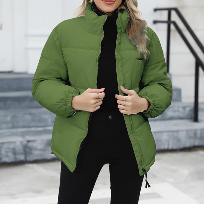Damen Winterjacke Warm Gefüttert Kuschelig