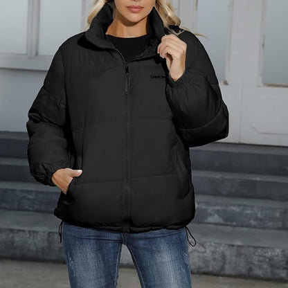 Damen Winterjacke Warm Gefüttert Kuschelig