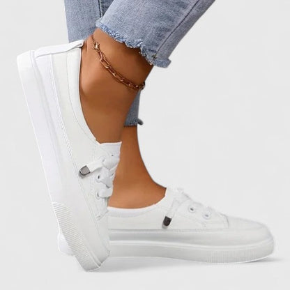 Damen Sneaker Klassisch Schnüren