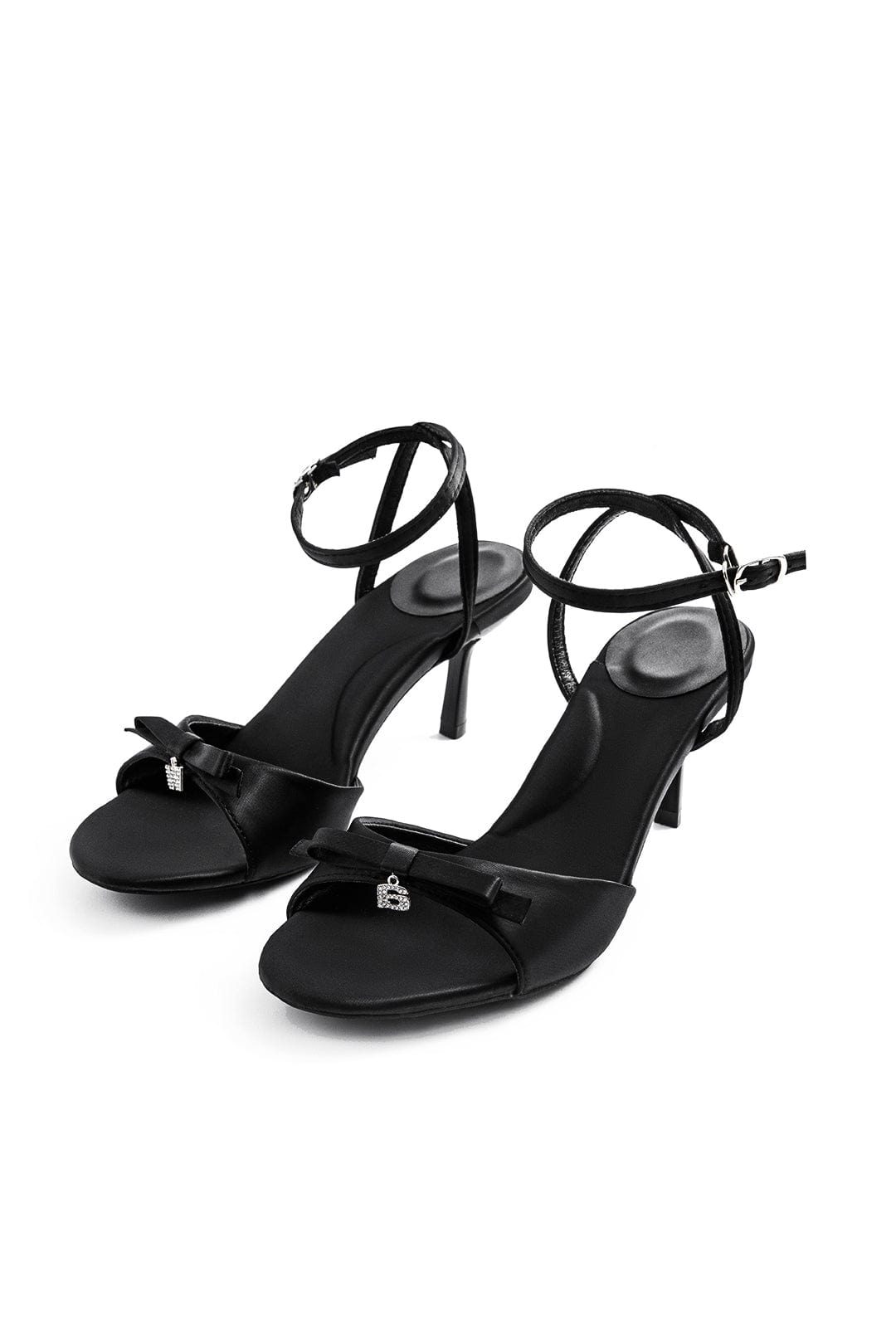 Damen Sandaletten Absatz Schwarz Elegant - Norvielle