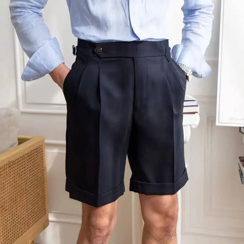 Herren Shorts Knielänge Bequem Modern