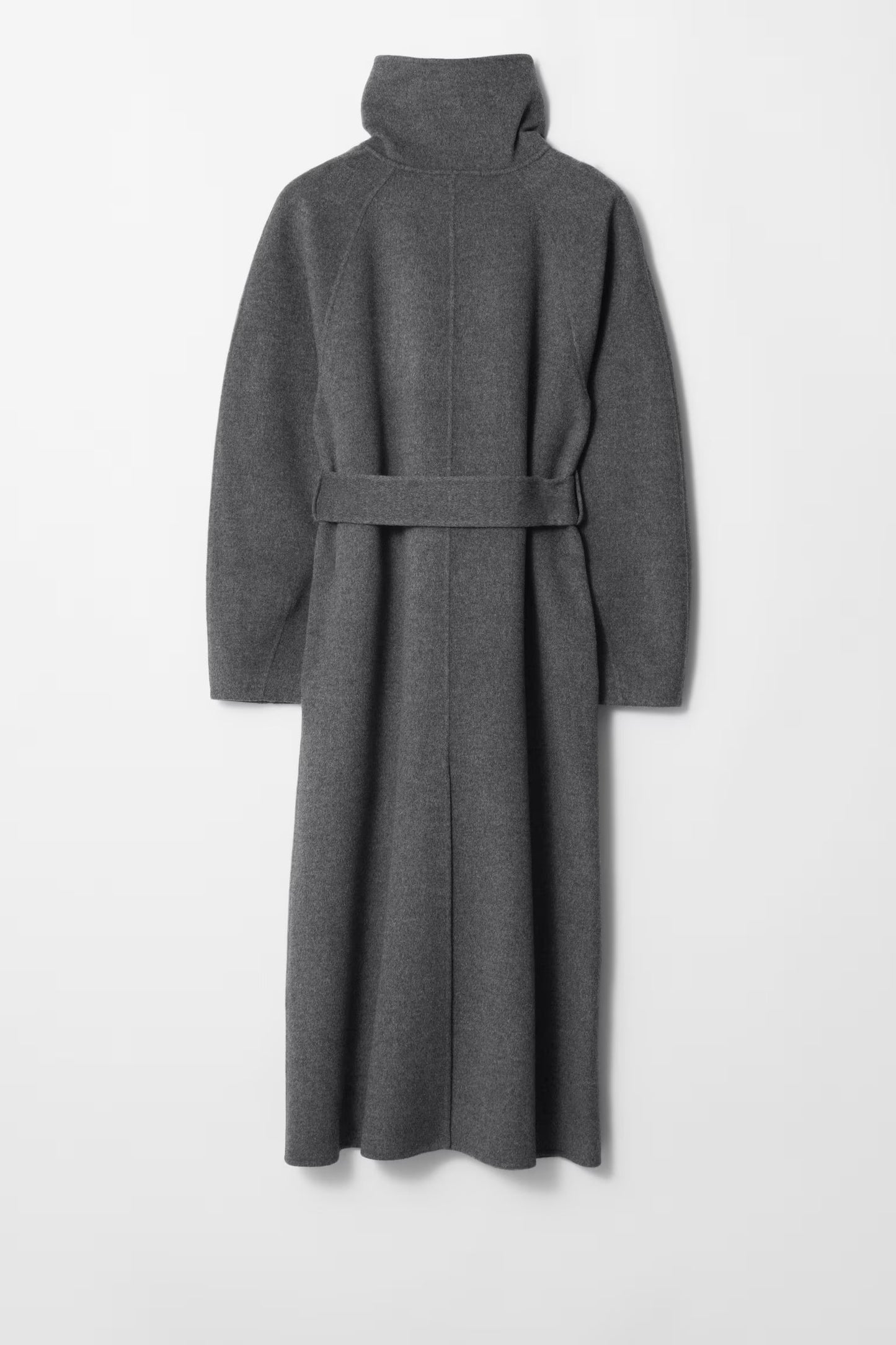 Damenmantel Stehkragen Bindegürtel Parka