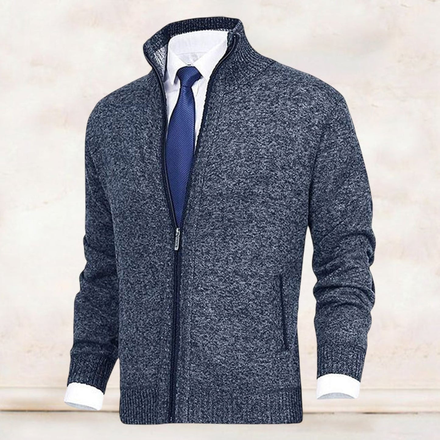 Herren Weste Mit Kragen Elegant