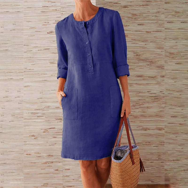 Damen Freizeitkleid Stilvoll Sommerkleid