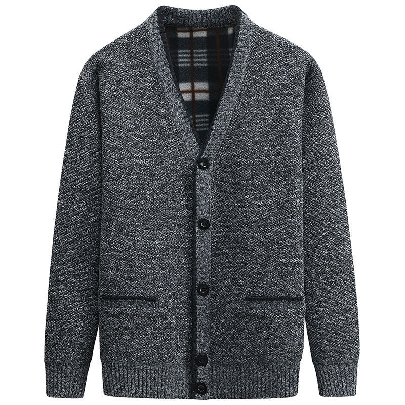 Herren Strickjacke Baumwolle Elegantes Design