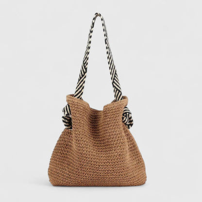 Damen Schultertasche Boho Stil Lederoptik Alltagstasche
