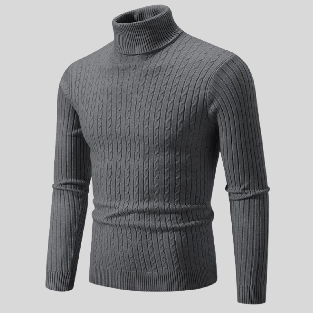Stilvoller Damen Rollkragenpullover Warm