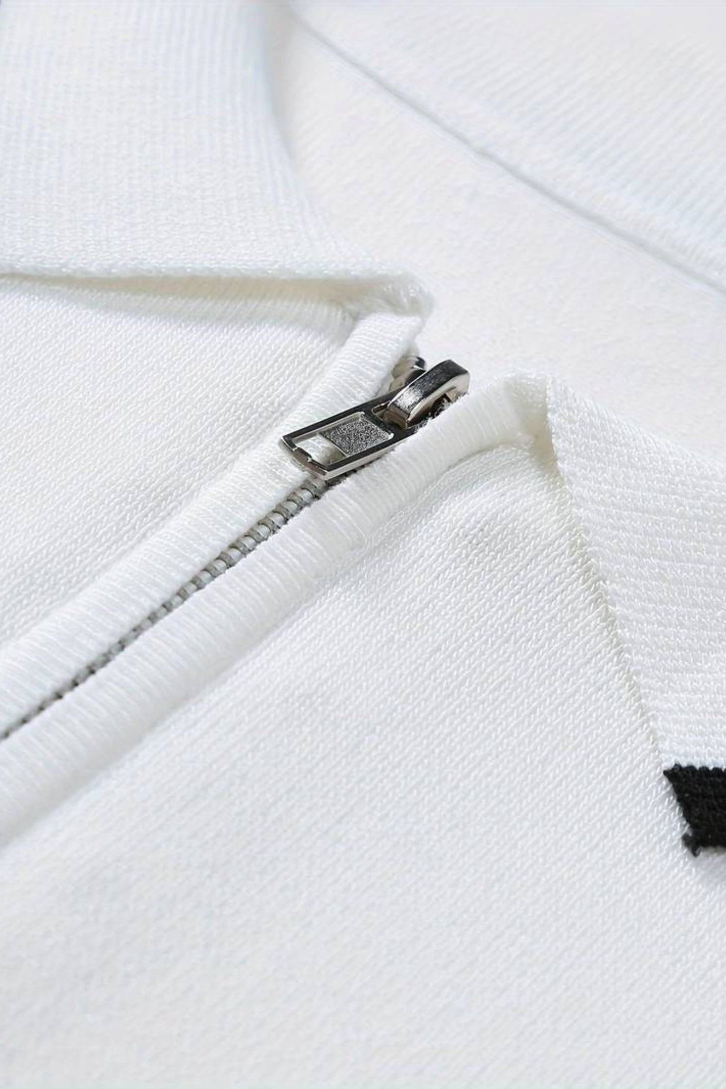 Herren Poloshirt Klassisch Mit Reißverschluss Modern