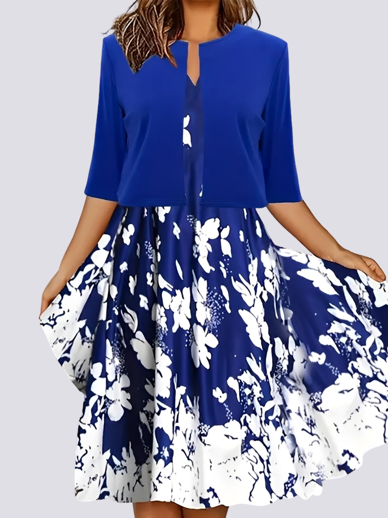 Damen Abendkleid Set Zweiteilig Lang Elegantes