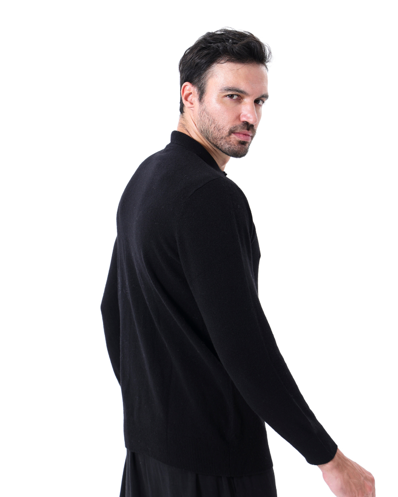 Herren Kaschmirpullover Polokragen Warm
