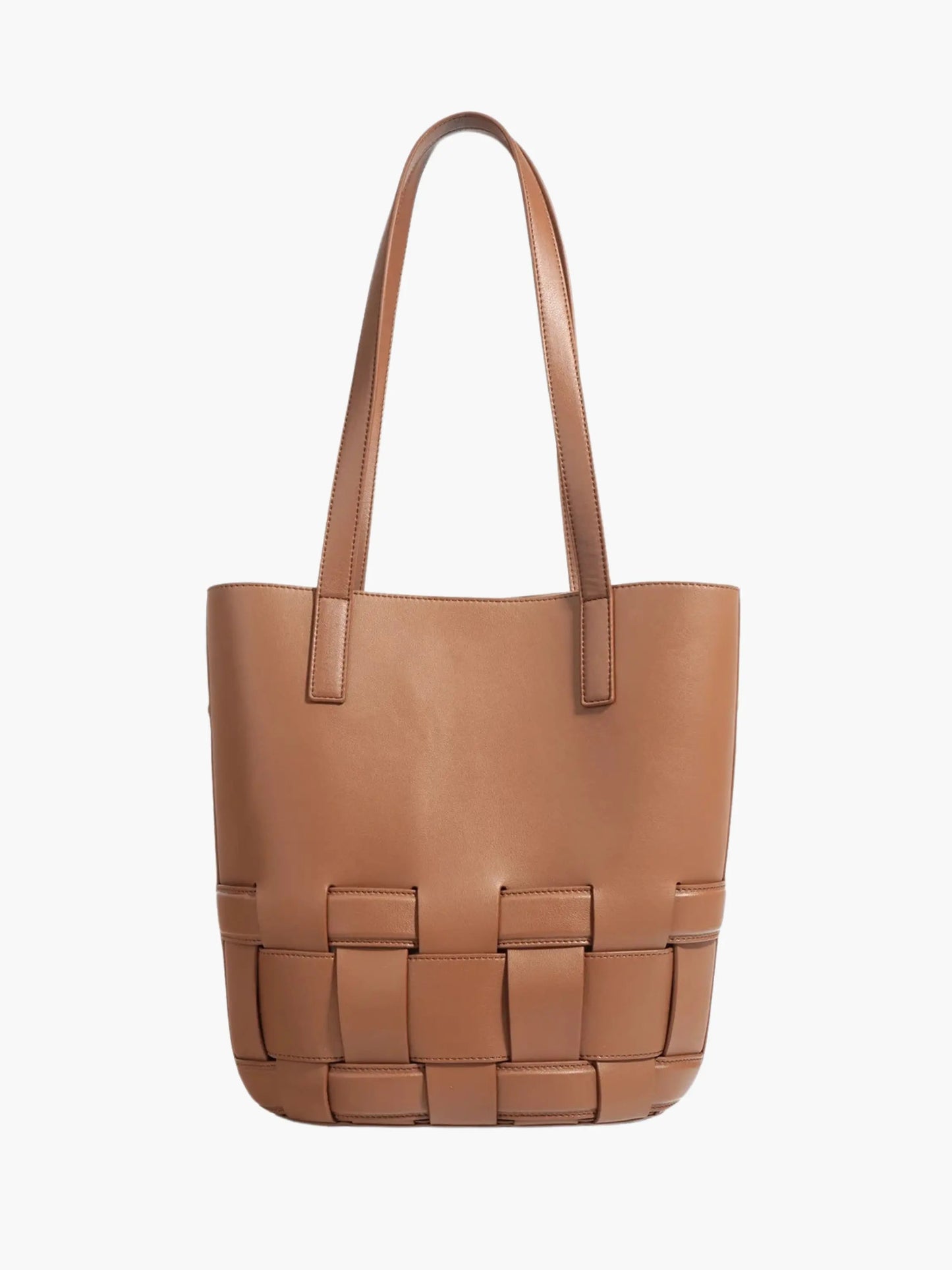 Geflochtene Damen Lederhandtasche