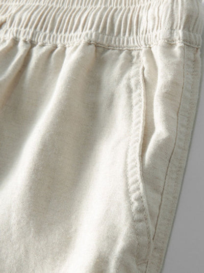 Herren Sommeranzug Hemd Hose Set