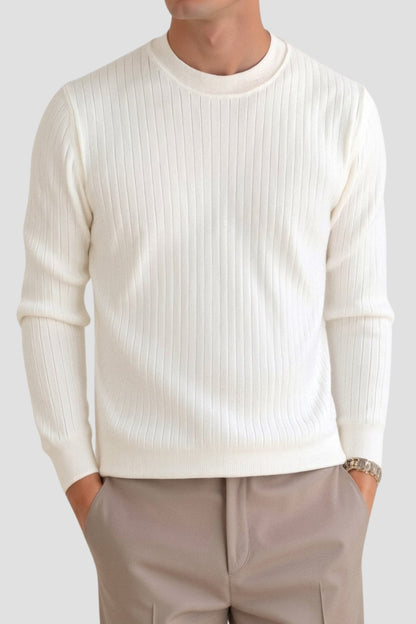 Herren Langarmshirt Feinripp Elegantes
