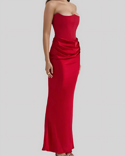 Damen Hochzeitskleid Elegantes Maxikleid Lang