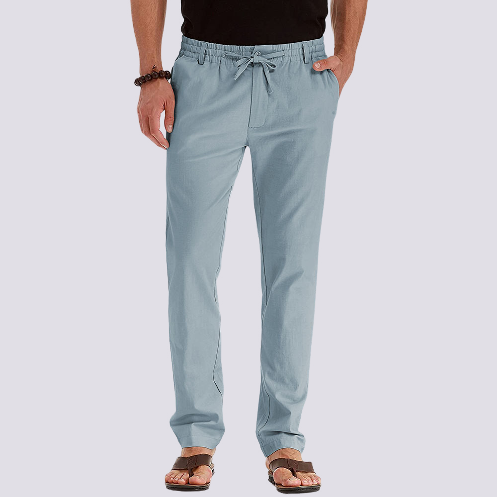 Herrenhose Elastischer Bund Freizeithose Bequem