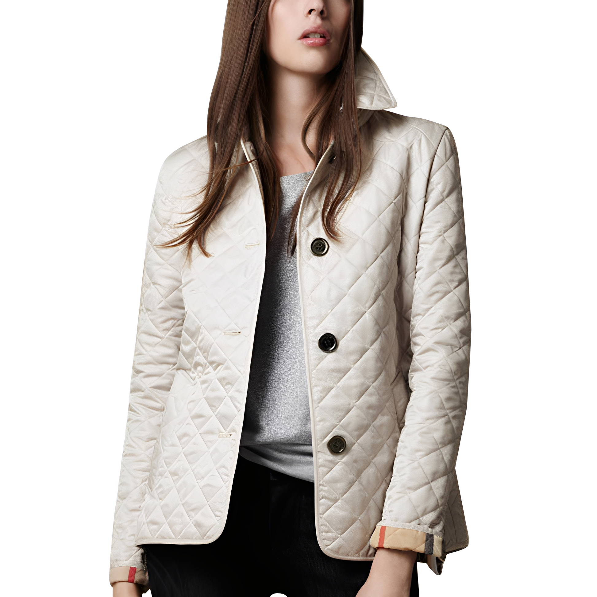 Damen Taillierte Jacke Warm Modern - Norvielle