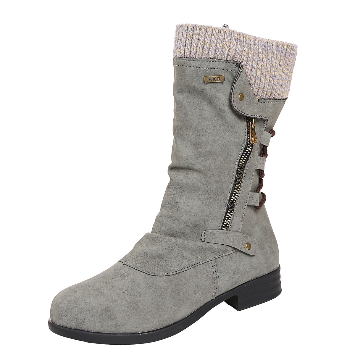 Damen Winterstiefel Weich Komfortabel Warm