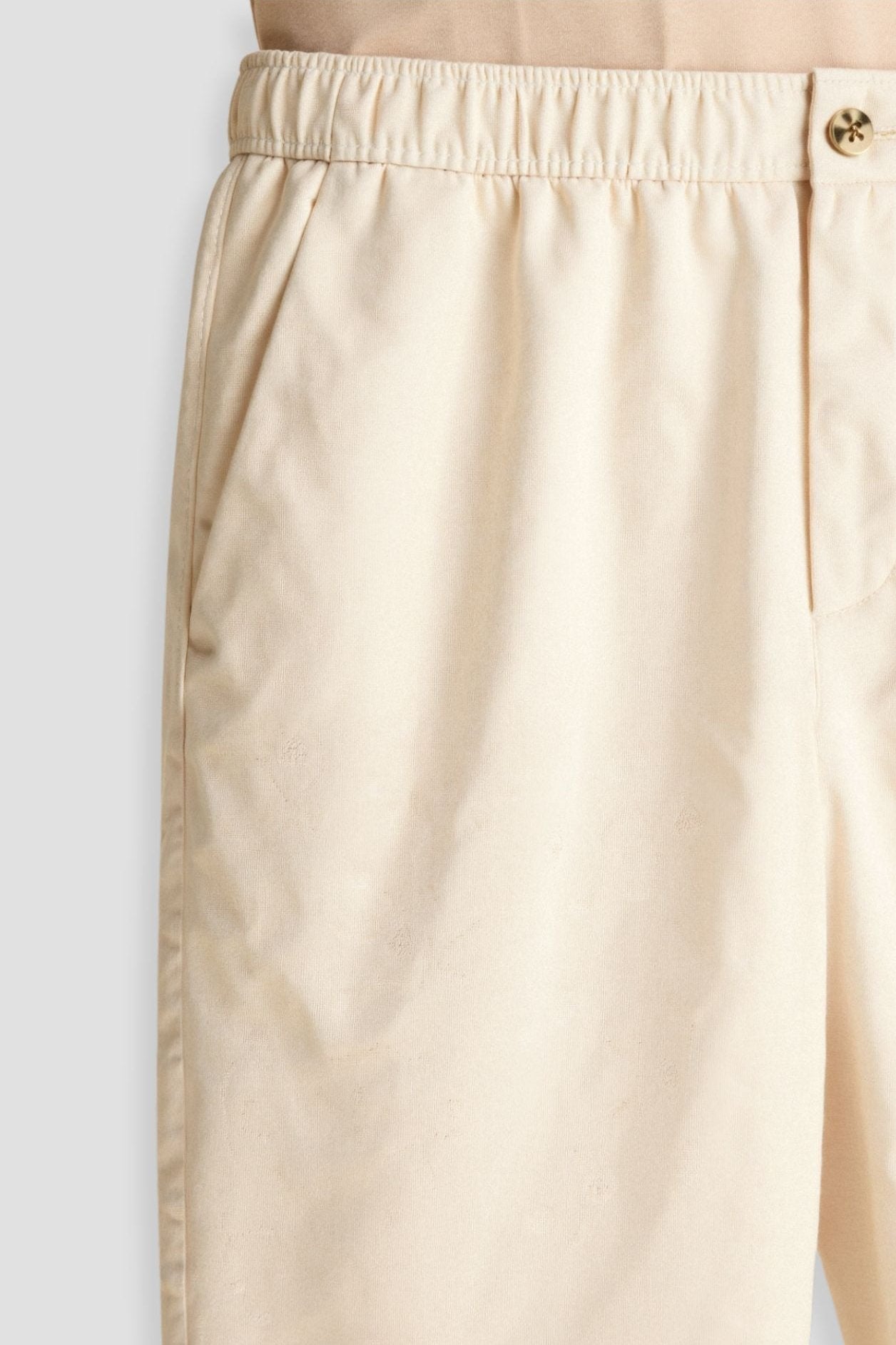 Herrenhose Elastisch Mit Knopfverschluss