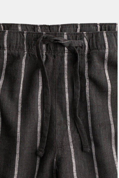 Herren Loungehose Nadelstreifen Moderner Oldschool Stil