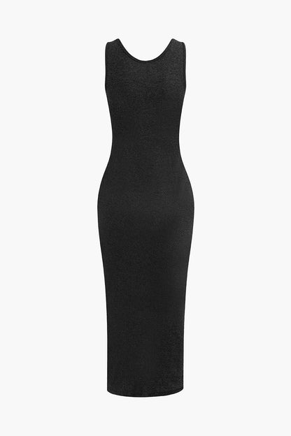 Damen Hoodie Midi Kleid Set Zweiteiler Lässig