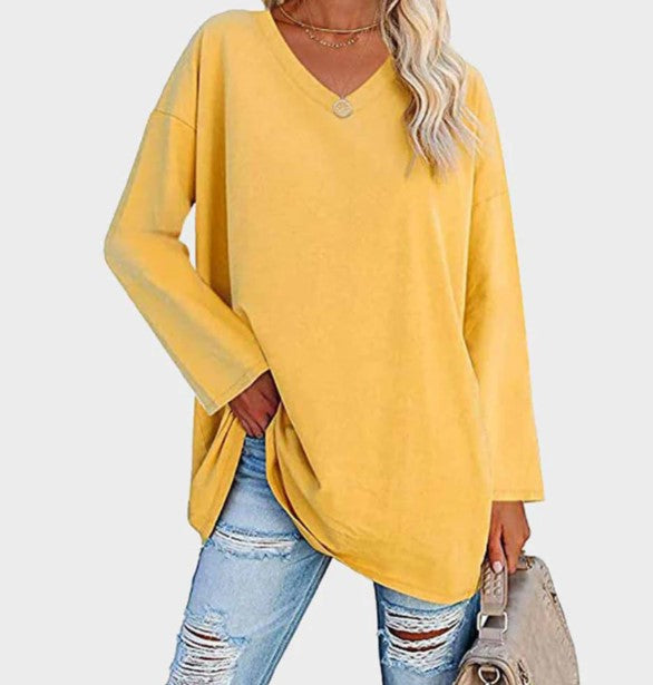 Damen Langarm Pullover Elegantes Design - Norvielle
