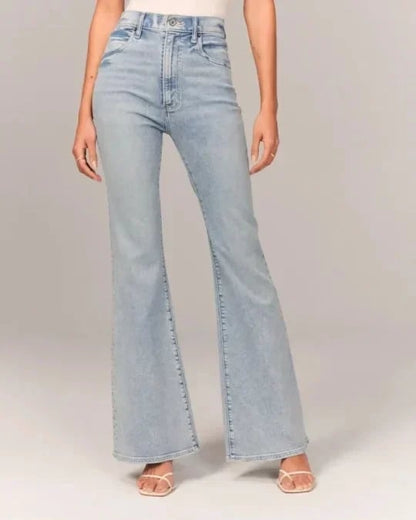 Damen High Waist Jeans Slim Fit Stilvoll - Norvielle