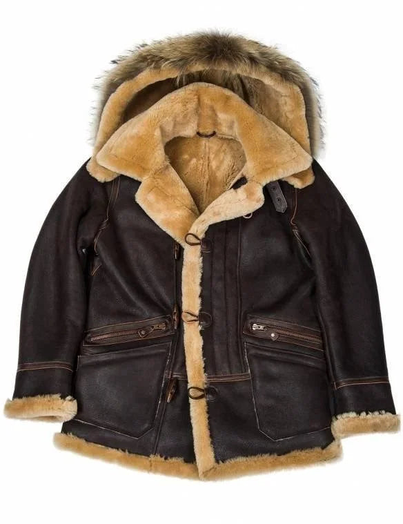 Männer Lederjacke Bikerstil Schwarz - Norvielle