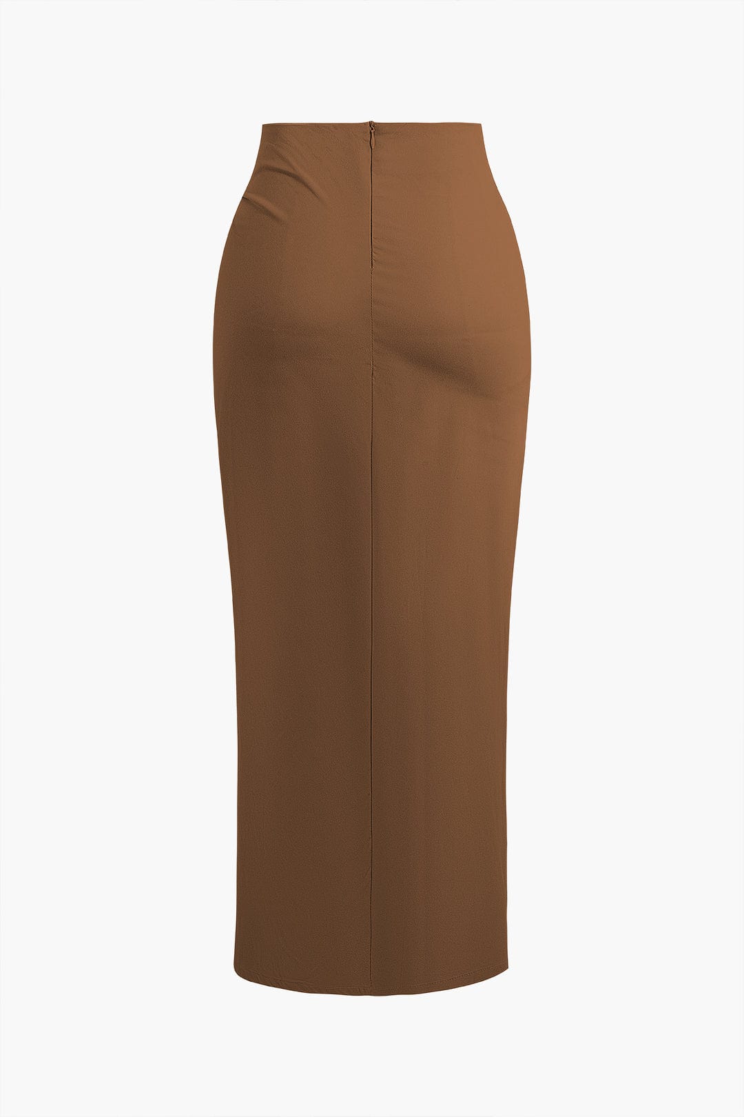 Fridoline Damen Midirock Wickelrock Hochgeschlitzt