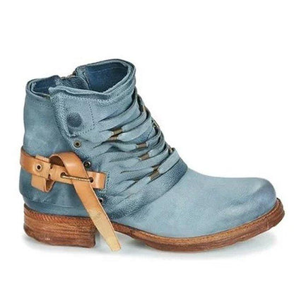 Damen Stiefeletten Lässig Schnalle