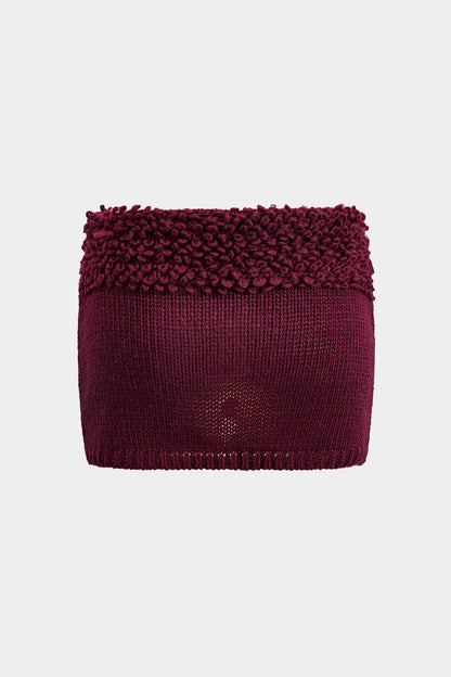 Damen Strick-Zweiteiler-Set Elegantes Oberteil Mit Struktur