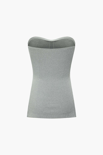 Damen Zweiteiler Set Bustier und Shorts
