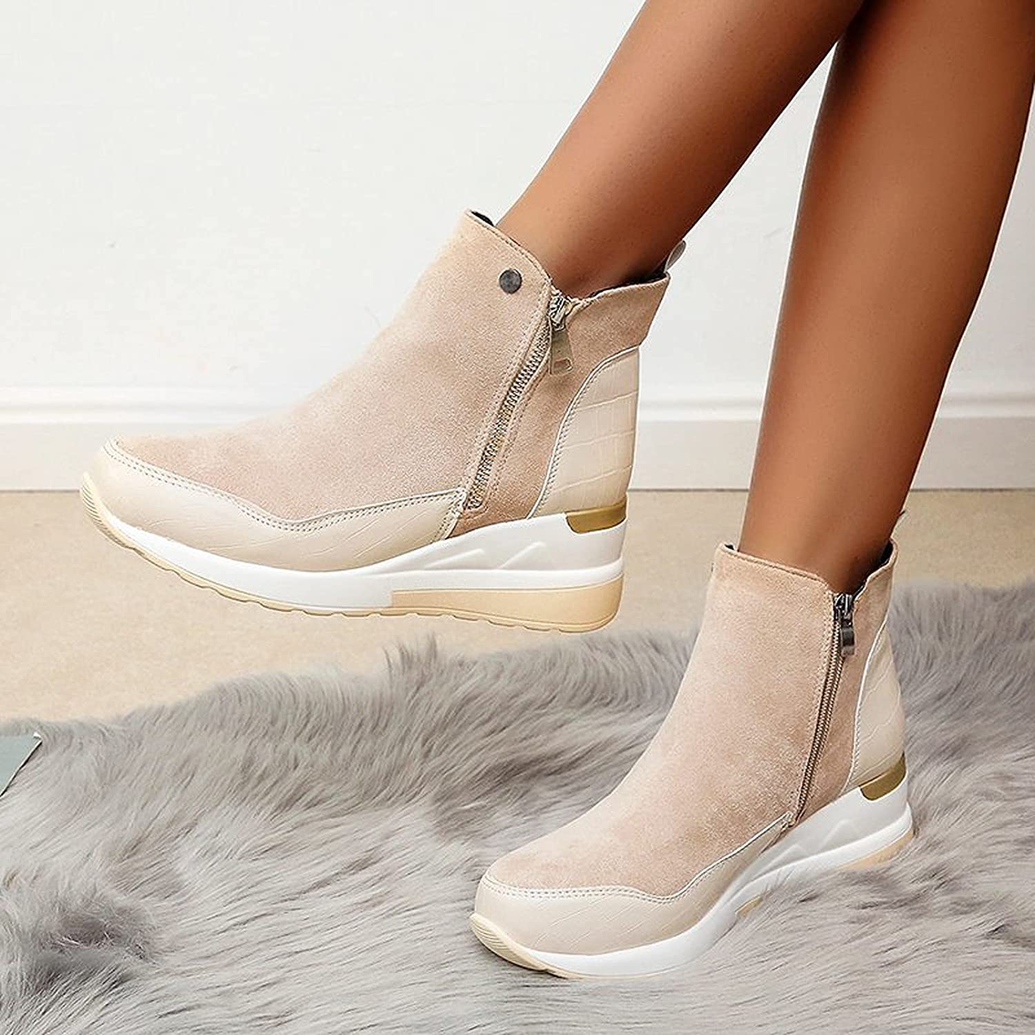 Damen Orthopädische Knöchelstiefel Bequem - Norvielle