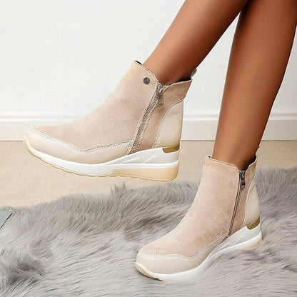 Damen Orthopädische Knöchelstiefel Bequem - Norvielle
