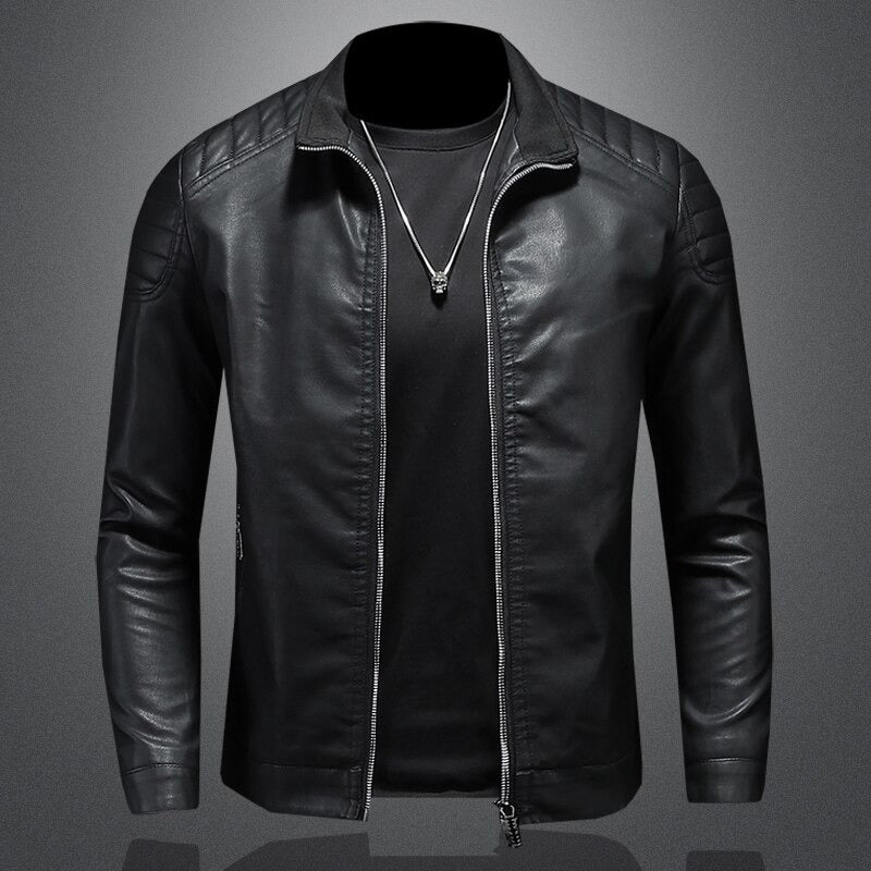 Herren Lederjacke Lederschutzjacke