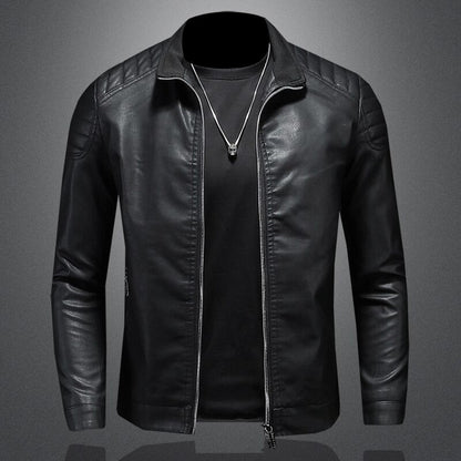 Herren Lederjacke Lederschutzjacke